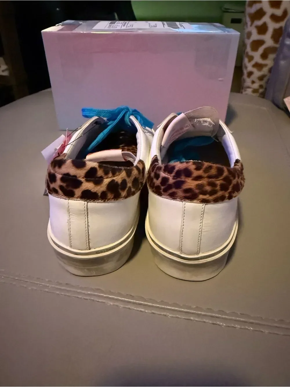 Golden Goose white leather